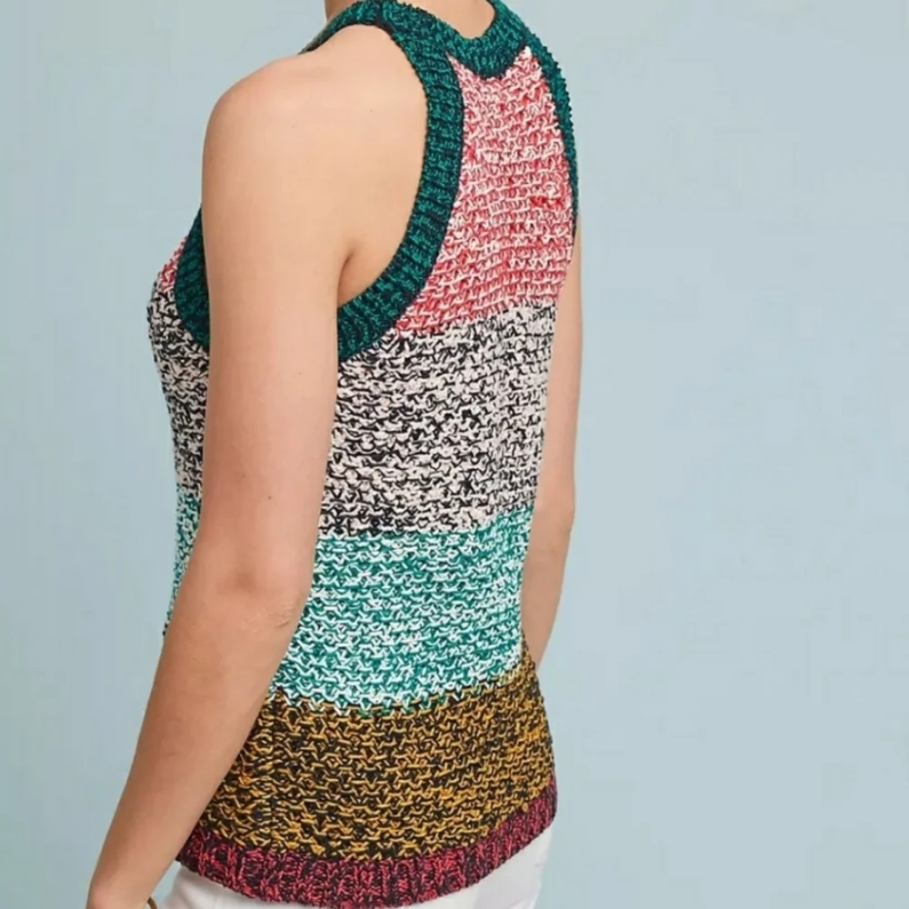 Maeve Multicolor Knit Sleeveless Top - Picture 3 of 3